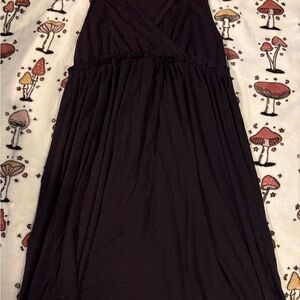 Theory Dark Purple Summer Sleeveless Dress Size Small
